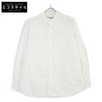 ショッピングINDIVIDUALIZED Individualized Shirts インディビジュアライズドシャツ クラシックフィット ホワイト バンドカラーシャツ ホワイト 15 1/2 トップス コットン メンズ 中古
