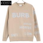 美品/国内正規 BURBERRY バーバリー 8040224 ホースフェリー ニットセーター/ トップス XS/TP ベージュ レディース