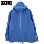 ショッピングBURBERRY BURBERRY バーバリー ブルー テクニカルキャンバス フーディージャケット ブルー 46 ジャケット ナイロン メンズ 中古