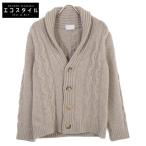 ショッピングカシミア Settefili Cashmere セッテフィーリ カシミア ブラウン ウール・カシミヤ ショールカーディガン ベージュ 48 トップス ウール メンズ 中古