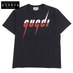 GUCCI グッチ ブレードロゴ Tシャツ トップス メンズ ブラック 黒 XL 565806