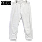 GUCCI グッチ 383674 ホワイト クラッシュ加工 デニム ホワイト 48 ボトムス デニム メンズ 中古