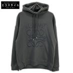 ショッピングロエベ LOEWE ロエベ グレー H526Y25X39 アナグラム ロゴ刺繍 リラックスフィット プルオーバーパーカー グレー S トップス コットン メンズ 中古