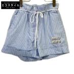 MIUMIU ミュウミュウ 21SS ブルー×ホワ