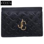 JIMMY CHOO Jimmy Choo UMIKA JC Logo кожа футляр для карточек женский 