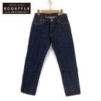 EVISU エヴィス 2000 赤耳 デニムパンツ 青ペイント ブルー 34×34 ボトムス デニム メンズ 中古