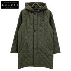 FRED PERRY フレッドペリー ×ラベンハム カーキ フード付き キルティング コート カーキ S コート ポリエステル メンズ 中古