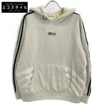 MONCLER モンクレール ジーニアス ×アディダス 22年 HOODIE ベージュ XL トップス コットン メンズ 中古