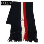 MONCLER モンクレール 19年 E20910002600 02292 SCIARPA ストライプ マフラー ネイビー メンズ