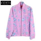 Supreme シュプリーム 19SS Floral Silk Track Jacket パープル S ジャケット シルク メンズ 中古