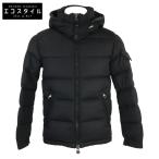 ショッピングmoncler MONCLER モンクレール MONTGENEVRE モンジュネーブル ウール フード付ダウン ジャケット 0 ブラック メンズ
