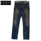 DOLCE&GABBANA ドルチェアンドガッバーナ G46LLD RED RUST DENIM PT 14GOLD 赤錆デニムパンツ インディゴ 44 ボトムス デニム メンズ 中古