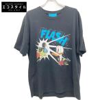 GUCCI グッチ ×Disney ブラック 548334 FLASH ドナルド Tシャツ ブラック L トップス コットン メンズ 中古