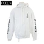 Chrome Hearts クロムハーツ ロゴプリントプルオーバーパーカー スウェット M ホワイト メンズ