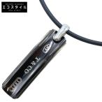 TIFFANY＆Co. ティファニー SV925 ナロー バー コード ネックレス シルバー/ブラック レディース