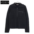 ショッピングPRADA PRADA SPORT プラダスポーツ ハーフジップ ニットセーター トップス 50 ブラック メンズ