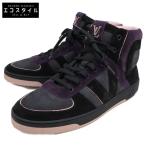 新品同様/  LOUIS VUITTON ルイヴィトン トライブライン スエード ハイカットスニーカー 7 ブラック/パープル メンズ