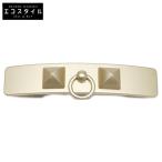 新品同様 HERMES エルメス バレッタ クルー・メドール PM ヘアアクセサリー ゴールド レディース