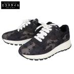 ショッピングPRADA PRADA プラダ 1E553L カモフラ スター スニーカー 37 ブラック レディース