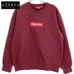 Supreme シュプリーム 22AW バーガンディ Box Logo Crewneck レッド M トップス コットン メンズ 中古