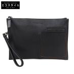 Ermenegildo Zegna Ermenegildo Zegna кожа клатч ручная сумочка мужской черный 