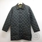  прекрасный товар / внутренний стандартный / Barbour Bab a-liz Dale SL шерсть . стеганое полотно длинный жакет 36 оливковый мужской 