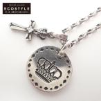 JustinDavis ジャスティンデイビス ｘS.O.S fp シンパシーオブソウル クロス/ロゴプレート トップ ネックレス シルバー メンズ