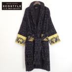  прекрасный товар / внутренний стандартный Versace Versace ZACJ0008 купальный халат L черный мужской 