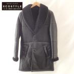  прекрасный товар / 5351POUR LES HOMMES 5351 бассейн Homme 02330090103 кожа ягненка boma- мутон Donkey пальто 2 черный мужской 