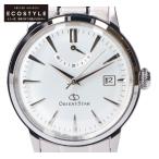 美品 ORIENTSTAR RK-AF0005S Cal.F6N4 ELEGANT CLASSIC/CLASSIC シースルーバック 手巻き付自動巻き 腕時計 シルバー メンズ