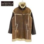 DOLCE&GABBANA Dolce and Gabbana 19859L кожа x мутон переключатель пальто 48 Brown мужской 