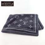  прекрасный товар LOUIS VUITTON Louis Vuitton 22 год производства M73417 пляж полотенце * монограмма * Eclipse черный 