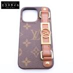  прекрасный товар LOUIS VUITTON Louis Vuitton M81214 бампер iPhone13 Pro монограмма парусина смартфон кейс / мобильный кейс женский 