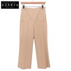 美品 CHLOE クロエ ウール スラックスパンツ ボトムス レディース ライトベージュ 34 CHC23SPA2116227534