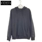 FENDI フェンディ ブラック 23年 FY0981 A2F1 FFズッカ サイドライン スウェット パーカー ブラック L トップス コットン メンズ 中古