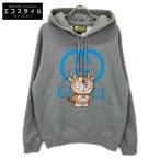 GUCCI グッチ ×ドラえもん グレー 646953 牛トえもん プルオーバーパーカー グレー L トップス コットン メンズ 中古