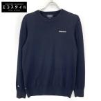 PEARLYGATES パーリーゲイツ ネイビー カシミヤ100 クルーネックセーター ネイビー 4 トップス カシミア メンズ 中古