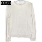 ショッピングIT TOYOBOSHI トウヨウボウシ 糸衣 AZUMI 13IT-MS0002 MAYUCA シルク100 ニットトップス アイボリー 2 トップス シルク レディース 中古