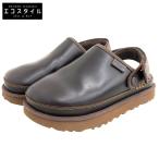 ショッピングugg UGG アグ ゴールデンスター クロッグ サンダル シューズ レディース ブラック×ブラウン 23cm 1167536