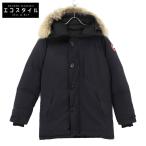 CANADA GOOSE カナダグース 68F8490 ファー付き ジャスパーパーカ M ネイビー メンズ
