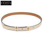 ショッピングHERMES 美品   HERMES エルメス B刻印 ポップアッシュ ヴォーエプソン ベルト ナタ/YG金具 レディース