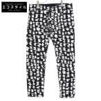 ショッピングGABBANA DOLCE&GABBANA ドルチェアンドガッバーナ GYC4LZ ブラック×ホワイト 総ペイントデザイン パンツ ブラック／ホワイト 52 ボトムス コットン メンズ 中古