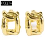 BOTTEGA VENETA ボッテガヴェネタ チェーンリンク フープ ピアス ゴールド レディース