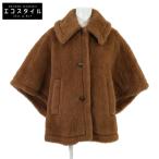  прекрасный товар внутренний стандартный Max Mara Max Mara 25147311616 TENEBRE альпака x кашемир x шелк плюшевый мишка пончо накидка SM женский 