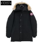 美品 CANADA GOOSE カナダグース 3438JM コヨーテファー ジャスパーパーカー ダウンジャケット ジャケット M ブラック メンズ