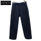 BOTTEGA VENETA ボッテガヴェネタ 美品 22年製 743976 V2BL0 クロップドパンツ ボトムス 34 ネイビー レディース