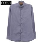 美品 BOTTEGA VENETA ボッテガヴェネタ コットン ボタンダウンシャツ トップス メンズ ブルー 41 308399 VZY51