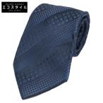 ショッピングルイ･ヴィトン LOUIS VUITTON ルイヴィトン マイクロダミエ/モノグラム ストライプ シルク ネクタイ ネイビー メンズ