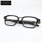 ショッピング眼鏡 美品 999.9 フォーナインズ M-152 9901 スクエアシェイプ メガネフレーム 眼鏡 53□18 140 クリアブラック/ゴールド