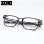 ショッピング眼鏡 美品 999.9 フォーナインズ M-153 8804 スクエアシェイプ メガネフレーム 眼鏡 52□18 140 クリスタルスモーク/チタンシャーリング